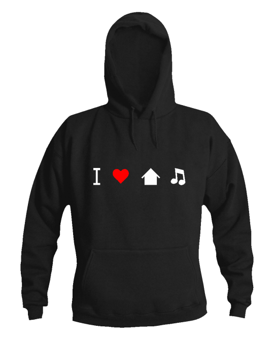 Džemperis I love house music